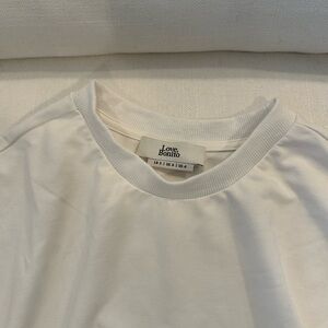 Love, Bonito White Short Sleeve Tee